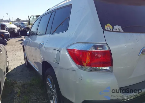 2012 Toyota Highlander Limited V6 z USA, uszkodzony, nr VIN 5TDDK3EH9CS134938